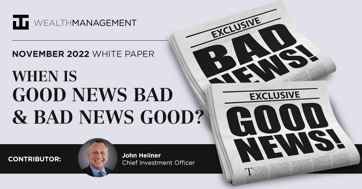 When is good news bad and bad news good | WT Wealth Management White Paper