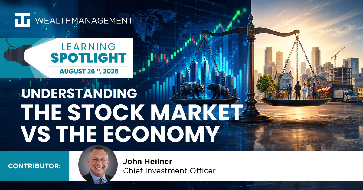 Understanding The Stock Market vs The Economy - August 26th 2026 Learning Spotlight | WT Wealth Management