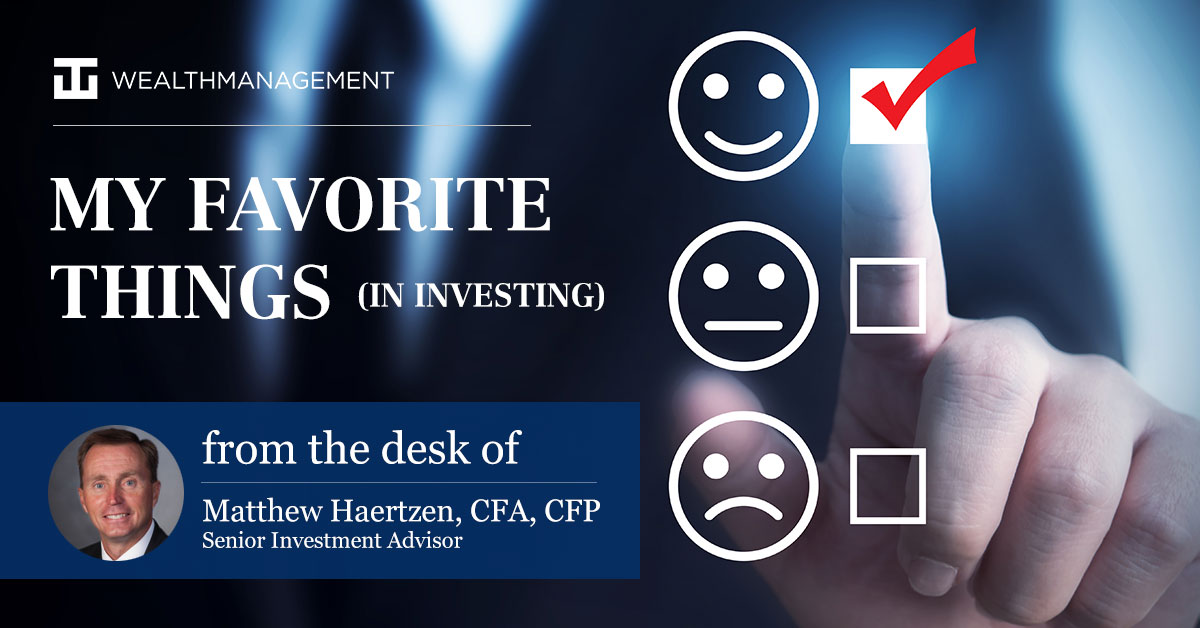 My Favorite Things (in Investing) | From the desk of Matthew Haertzen